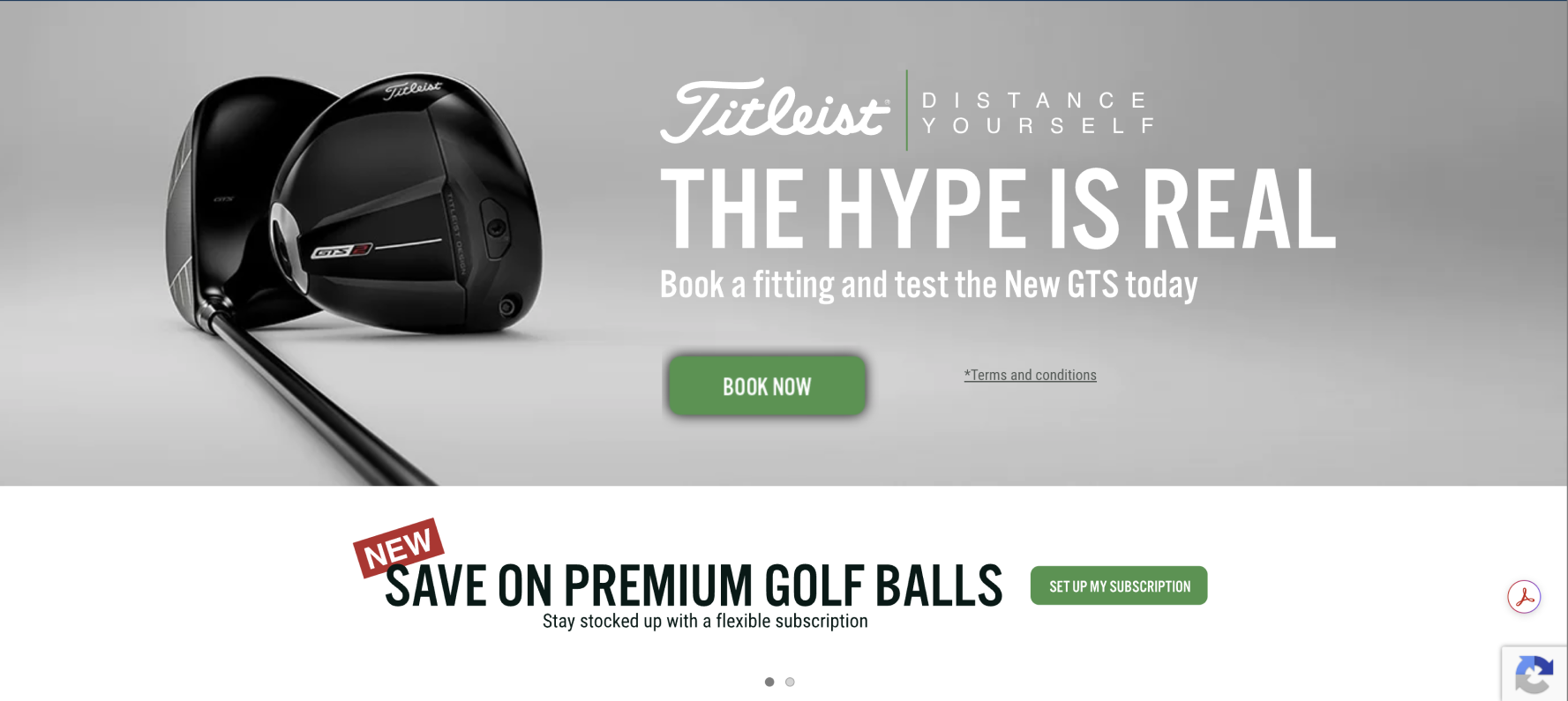 Book a fitting and test the New GTS today